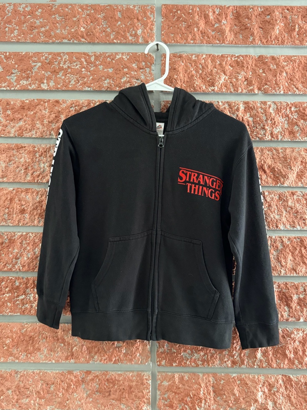 Kids stranger things Hellfire club Zip-Up Hoodie